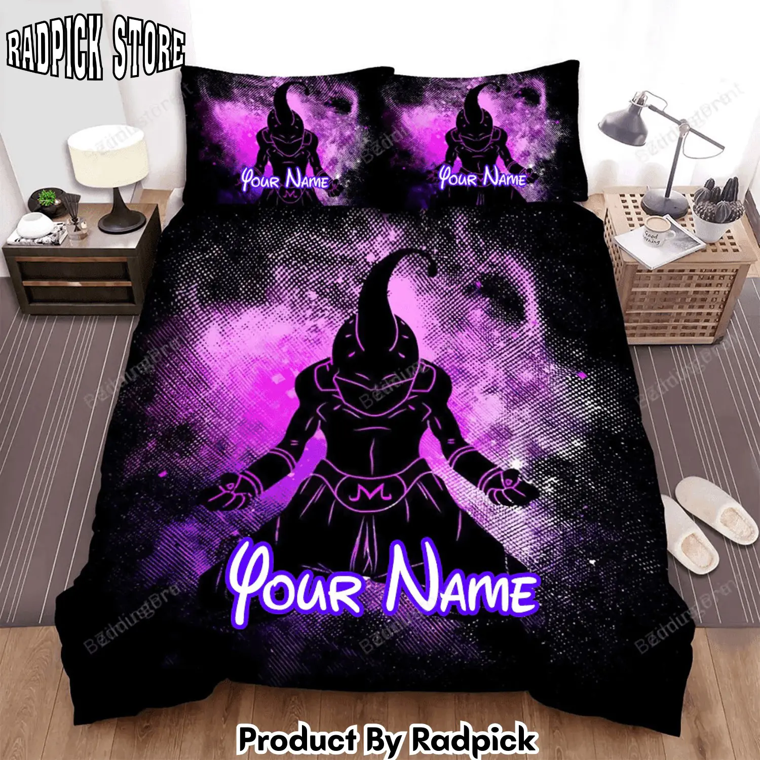 Radpick anime art evil kid bed sheets duvet cover personalized name bedding sets rp3278783